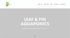 Desktop Screenshot of leafandfin.com